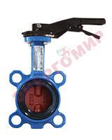 Tecofi DN100 Затвор поворотный VPI4448 корпус и диск ковкий чугун, EPDM, PN16